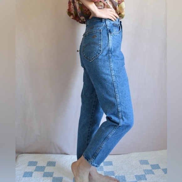 Chic vintage Mom jeans high rise Made in USA circa 1980s/1990s - Picture 3 of 11